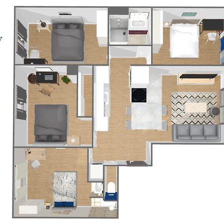 Homey La Coloc Du 40 - Colocation Haut De Gamme De 4 Chambres Uniques Et Privees - Proche Transports En Commun - Aux Portes De Geneve Annemasse Eksteriør billede