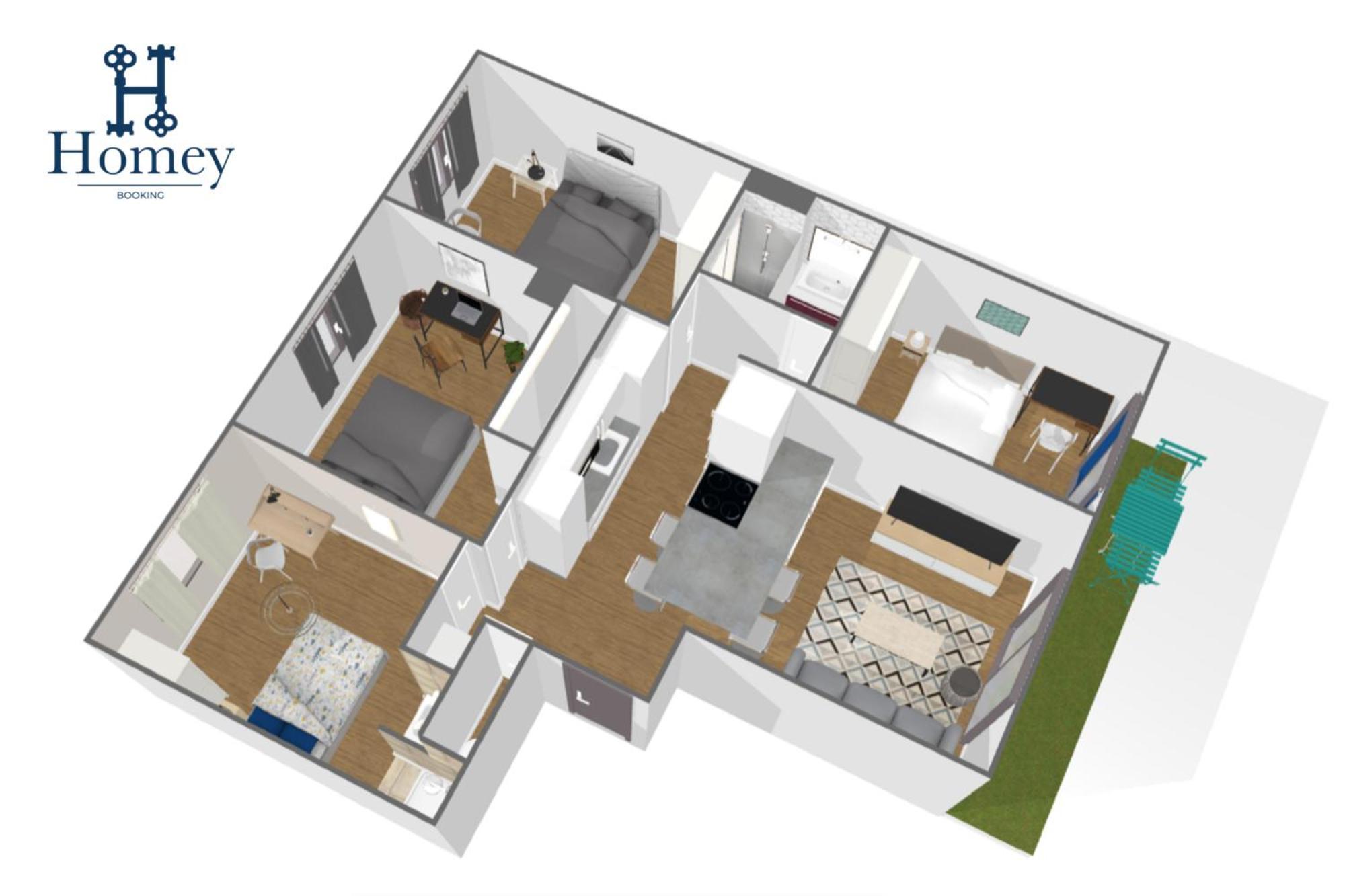 Homey La Coloc Du 40 - Colocation Haut De Gamme De 4 Chambres Uniques Et Privees - Proche Transports En Commun - Aux Portes De Geneve Annemasse Eksteriør billede